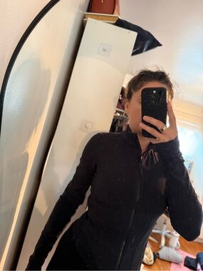 Alo Black Full-Zip Jacket